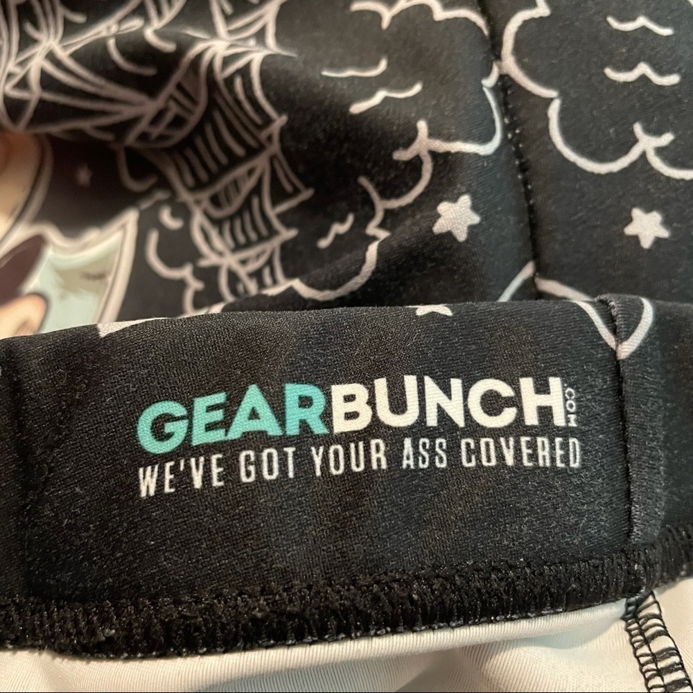 Gearbunch See, Hear, Speak No Evil Black Skull Capris Size XS - Picture 9 of 9